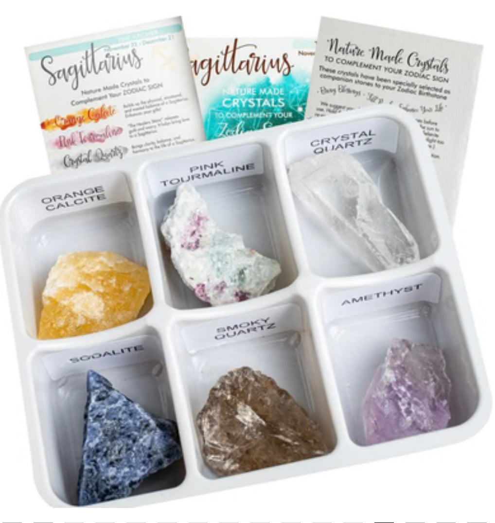 Zodiac Crystal Sets (6 gemstones)