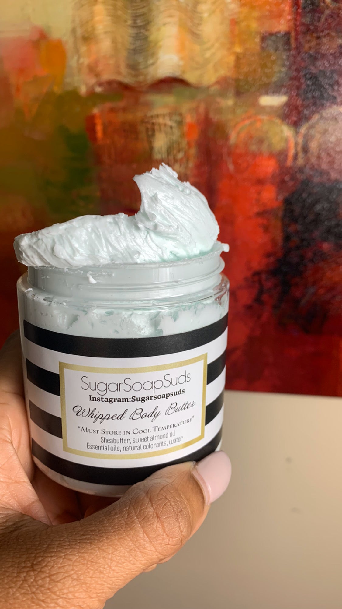 Whipped body butter