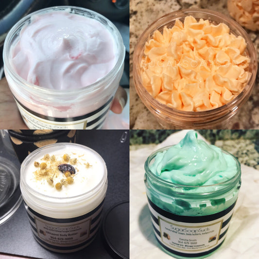 Whipped body butter
