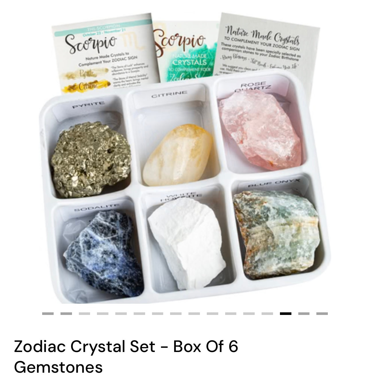 Zodiac Crystal Set
